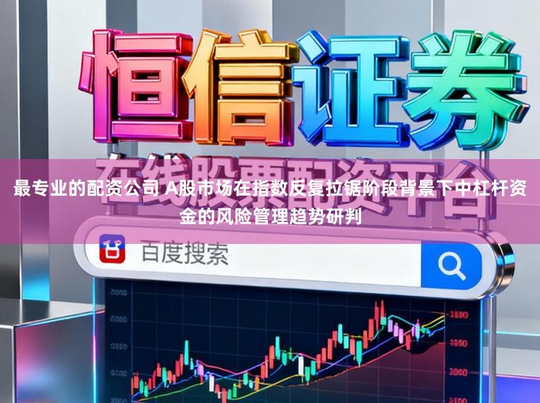 最专业的配资公司 A股市场在指数反复拉锯阶段背景下中杠杆资金的风险管理趋势研判